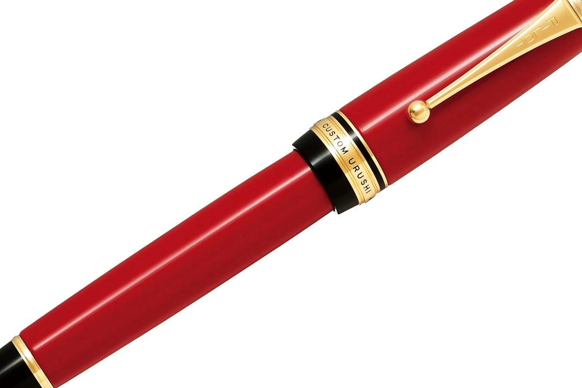 Pilot Custom Urushi Red 18K Fountain Pen